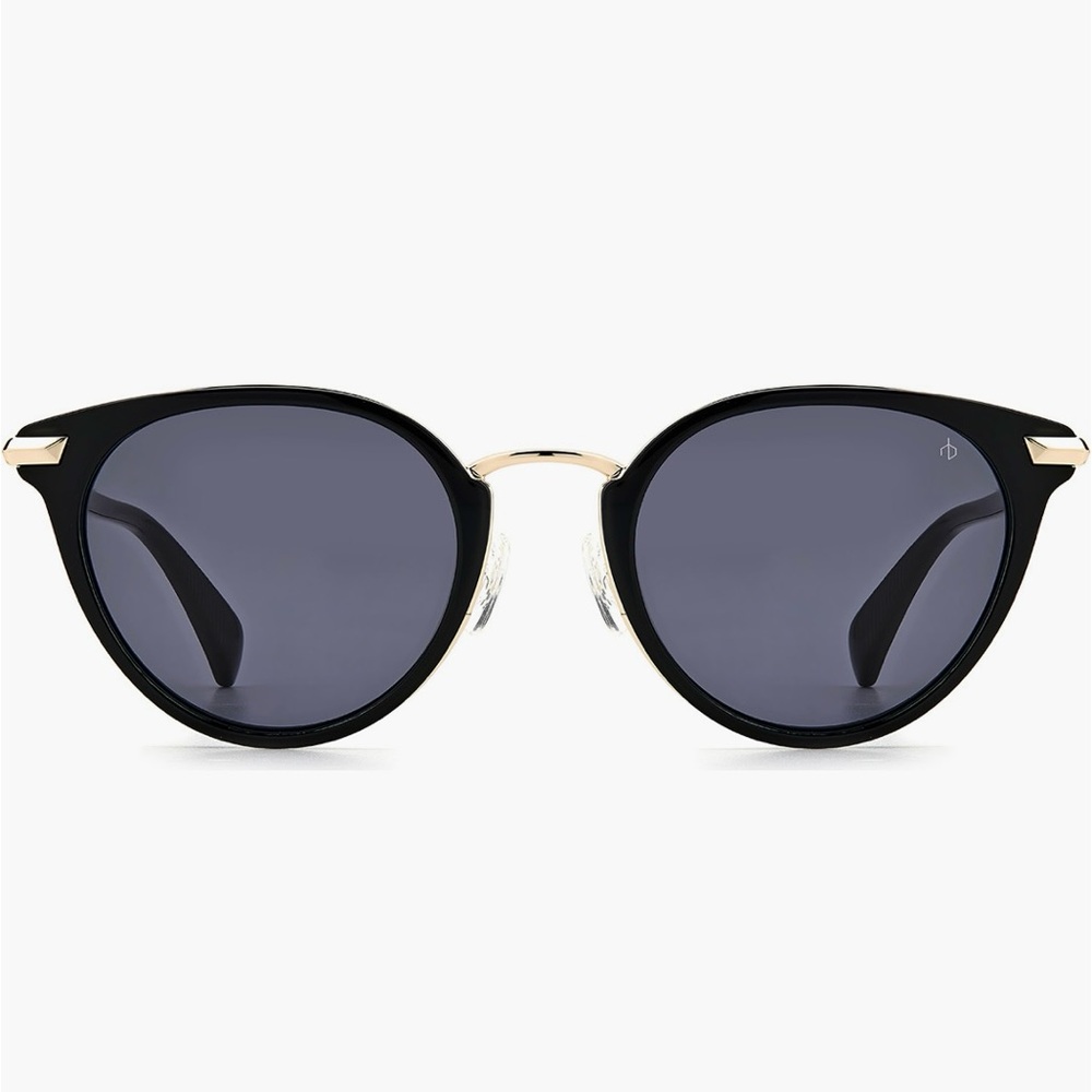 rag & bone Black and Gold Sunglasses